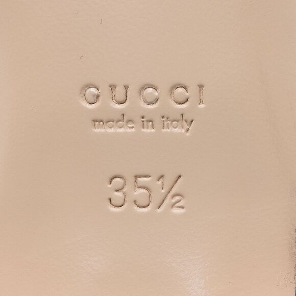 Gucci Patent Leather Double G T-Strap Flats - Size 5.5 / 35.5 - Picture 6 of 7